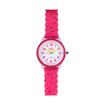 Дитячий годинник Better 008 Shine Red-White з силіконовим ремінцем та кварцовим механізмом