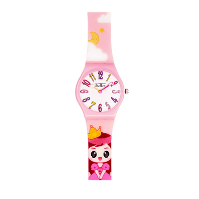 Дитячий годинник Better 012 Princess Light Pink-White кварцовий зі стрілочним циферблатом