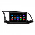 Штатная магнитола Lesko для Hyundai Elantra VI (AD) Рестайлинг 2018-2020 экран 9" 1/16Gb Wi-Fi GPS Base