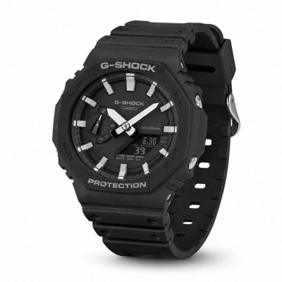 Чоловічий годинник Casio G-SHOCK GA-2100-1A Carbon Core Guard спортивний протиударний