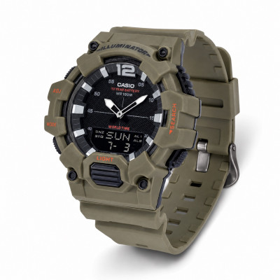 Чоловічий годинник Casio HDC-700-3A2 Спортивний з водозахистом 10 ATM та комбінованим циферблатом
