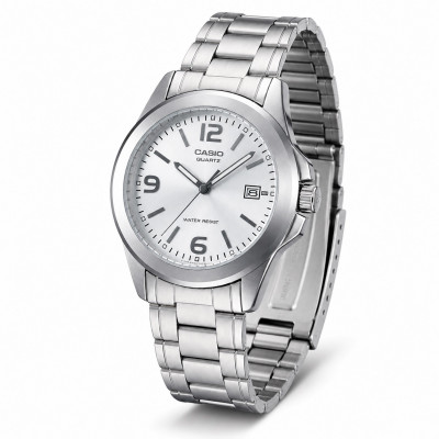 Чоловічий годинник Casio MTP-1215A-7A — класична модель з нержавіючої сталі та мінеральним склом