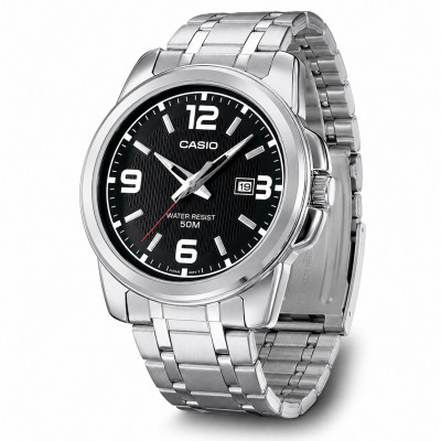 Чоловічий годинник Casio MTP-1314D-1A Classic з мінеральним склом та сталевим браслетом