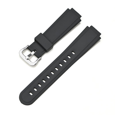 Ремінець для годинника Casio AW-90H Black SI чорний полімерний (1051-1387)