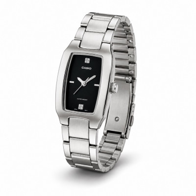 Жіночий годинник Casio LTP-1165A-1C2 з мінеральним склом та сталевим браслетом