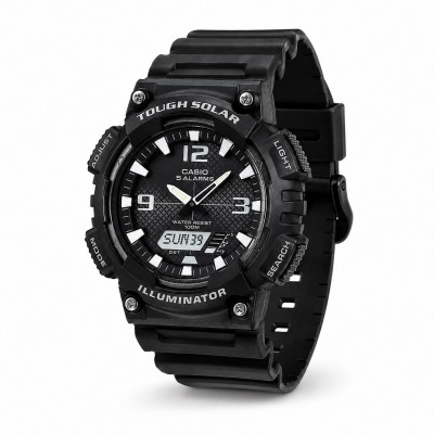 Чоловічий годинник Casio AQ-S810W-1A — спортивна модель з сонячною батареєю та захистом 10 ATM