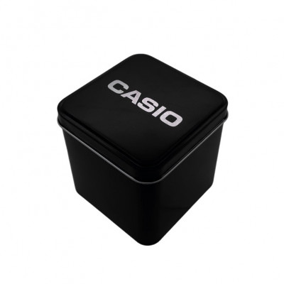 Коробочка металева квадратна Casio (1000-0345) — фірмовий футляр Boxes для зберігання годинників