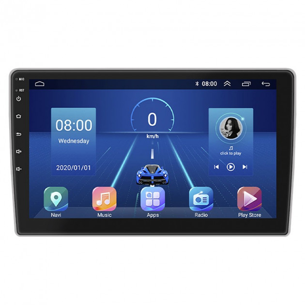 Штатная магнитола Lesko для Hyundai Grand Starex I 2007-2015 экран 9" 4/64Gb 4G Wi-Fi GPS Top
