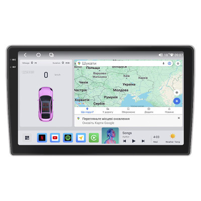 Штатная магнитола Lesko для Hyundai Grand Starex I ver 2 2007-2015 экран 9" 4/64 QLED CarPlay 4G Wi-Fi GPS 360 Prime