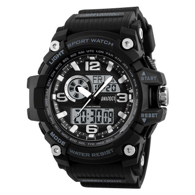Наручний годинник Awarder 012BK Black — чоловічий аксесуар у чорному кольорі з офіційною гарантією