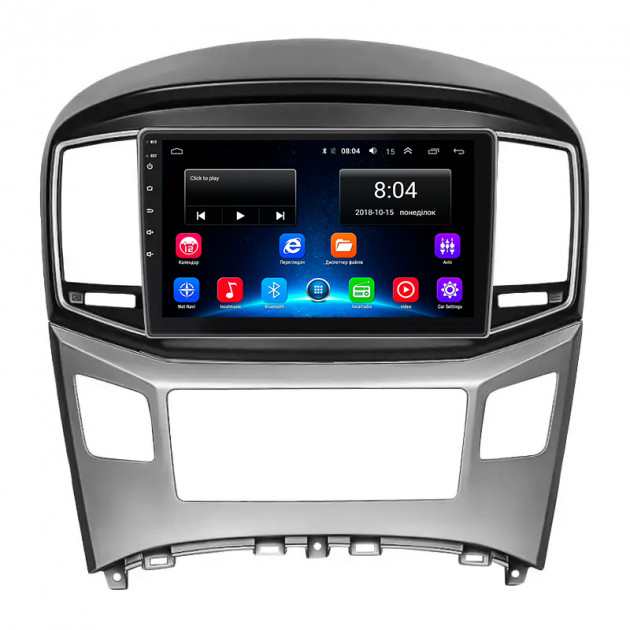 Штатная магнитола Lesko для Hyundai Grand Starex I Рестайлинг 2 2017-2021 экран 9" 2/32Gb Wi-Fi GPS Base