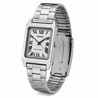 Жіночий годинник Casio LTP-V007D-7B — Класична модель у сріблястому корпусі з мінеральним склом