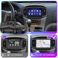 Штатная магнитола Lesko для Hyundai Grand Starex I Рестайлинг 2 2017-2021 экран 9" 4/64Gb 4G Wi-Fi GPS Top