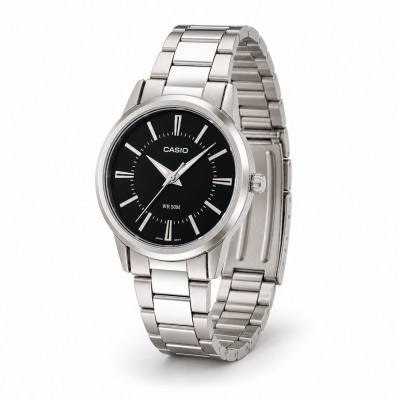 Жіночий годинник Casio LTP-1303D-1AV Classic з мінеральним склом та сталевим браслетом