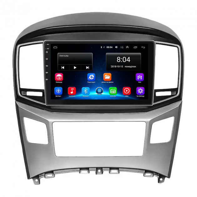 Штатная магнитола Lesko для Hyundai Grand Starex I Рестайлинг 2015-2018 экран 9" 2/32Gb Wi-Fi GPS Base