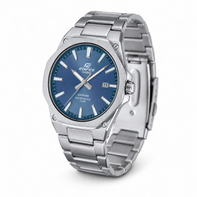 Чоловічий годинник Casio Edifice EFR-S108D-2A з сапфіровим склом та синім циферблатом