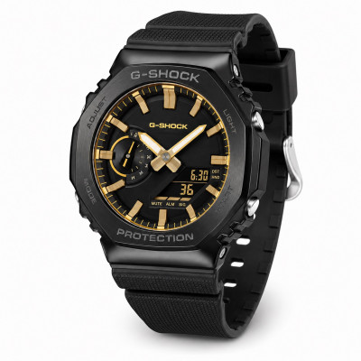 Чоловічий годинник Casio G-SHOCK GM-2100LXB-1A9 з водонепроникністю 20 ATM та сталевим безелем