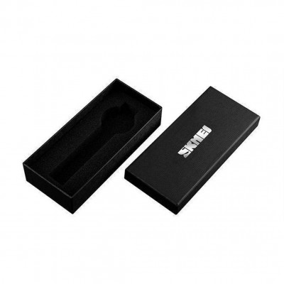 Коробочка Skmei Thin Black box для годинників — фірмовий футляр Boxes чорного кольору