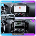Штатная магнитола Lesko для Hyundai H-1 II ver 2 2007-2015 экран 9" 4/64 QLED CarPlay 4G Wi-Fi GPS 360 Prime