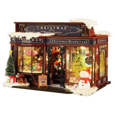 Румбокс магический дом конструктор DIY House ET001-B Christmas Wonderland сборный румбокс