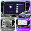 Штатная магнитола Lesko для Hyundai i10 I 2007-2013 экран 9" 2/32Gb CarPlay 4G Wi-Fi GPS Prime