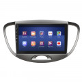 Штатная магнитола Lesko для Hyundai i10 I 2007-2013 экран 9" 6/128Gb 4G Wi-Fi GPS Top
