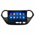 Штатная магнитола Lesko для Hyundai i10 II 2013-2016 экран 9" 4/64Gb 4G Wi-Fi GPS Top