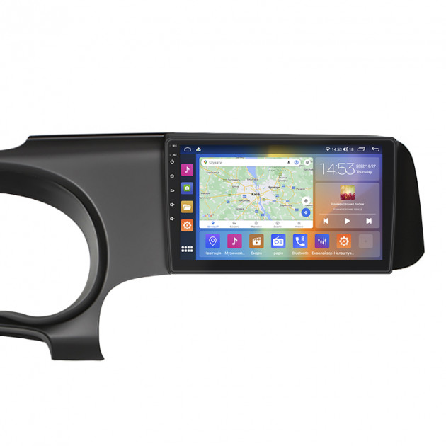 Штатная магнитола Lesko для Hyundai i10 III 2019-н.в. экран 9" 4/64Gb CarPlay 4G Wi-Fi GPS Prime
