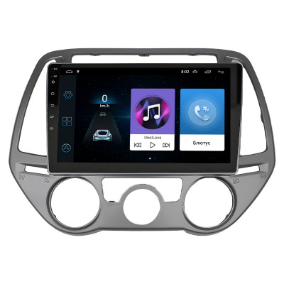 Штатная магнитола Lesko для Hyundai i20 I Рестайлинг 2012-2014 экран 9" 1/16Gb Wi-Fi GPS Base