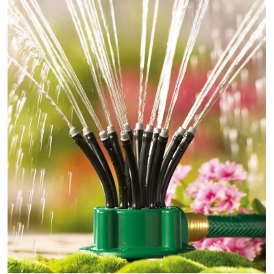 Умная система полива Multifunctional Water Sprinkler распылитель дождеватель для полива газона на 360 градусов
