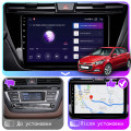 Штатная магнитола Lesko для Hyundai i20 II 2014-2018 экран 9" 4/64Gb CarPlay 4G Wi-Fi GPS Prime