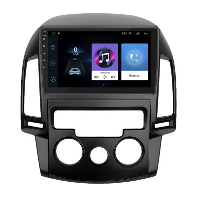Штатная магнитола Lesko для Hyundai i30 I 2007-2010 экран 9" 1/16Gb Wi-Fi GPS Base