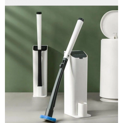 Универсальная щетка для уборки ванной со сменными насадками MTS clip type removable toilet brush