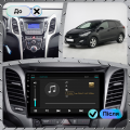 Штатная магнитола Lesko для Hyundai i30 II 2011-2015 экран 9" 4/64Gb 4G Wi-Fi GPS Top