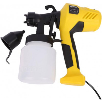 Электрический распылитель для краски Electric Paint Sprayer 500W ручной прибор пульверизатор, распылитель 800 мл краскопульт 3 степени распыления