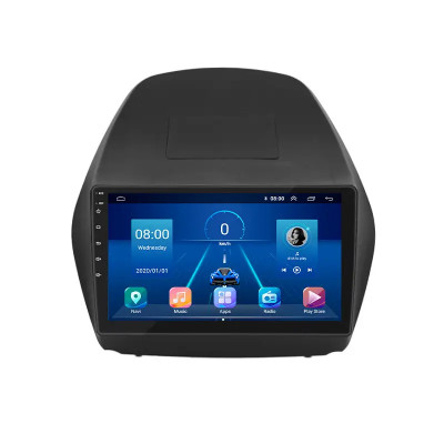 Штатная магнитола Lesko для Hyundai ix35 I 2010-2013 экран 10" 6/128Gb 4G Wi-Fi GPS Top