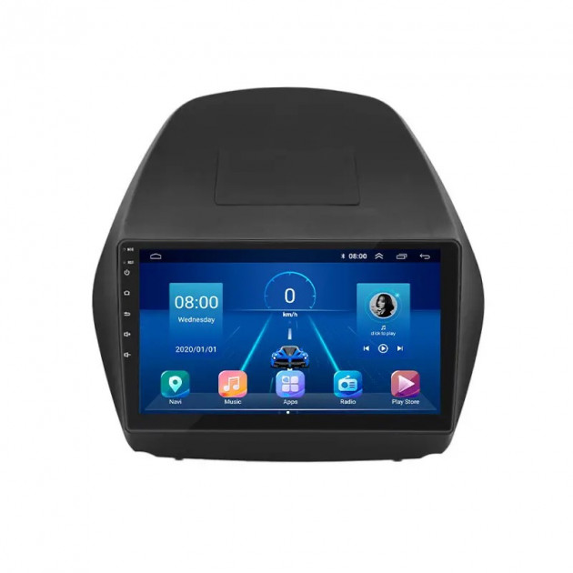 Штатная магнитола Lesko для Hyundai ix35 I 2010-2013 экран 10" 6/128Gb 4G Wi-Fi GPS Top
