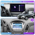 Штатная магнитола Lesko для Hyundai ix35 I 2010-2013 экран 10" 6/128Gb 4G Wi-Fi GPS Top
