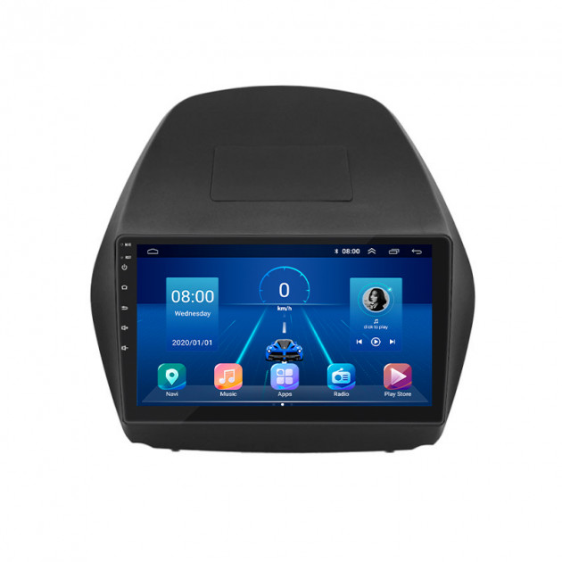 Штатная магнитола Lesko для Hyundai ix35 I Рестайлинг 2013-2015 экран 10" 2/32Gb Wi-Fi GPS Base