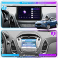 Штатная магнитола Lesko для Hyundai ix35 I Рестайлинг 2013-2015 экран 10" 4/32Gb 4G Wi-Fi GPS Top