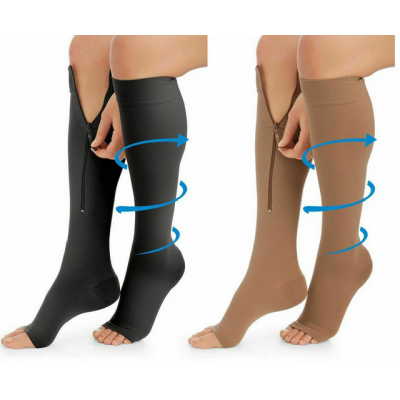 Компрессионные гольфы Zip Sox, носки от варикоза