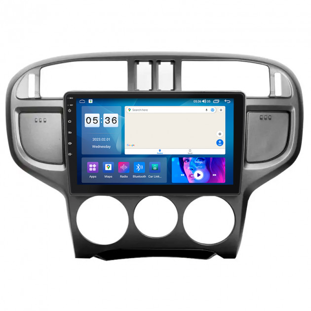 Штатная магнитола Lesko для Hyundai Matrix I Рестайлинг 2 2008-2010 экран 9" 4/64Gb CarPlay 4G Wi-Fi GPS Prime