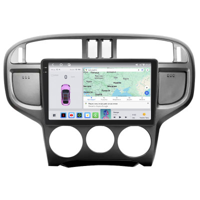 Штатная магнитола Lesko для Hyundai Matrix I Рестайлинг 2 2008-2010 экран 9" 4/64 QLED CarPlay 4G Wi-Fi GPS 360 Prime