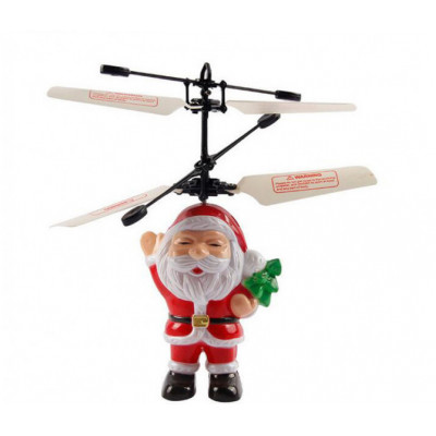 Летающая игрушка Flying Santa летающий Дед Мороз Cанта Клаус