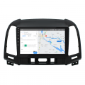 Штатная магнитола Lesko для Hyundai Santa Fe II Рестайлинг 2009-2012 экран 9" 2/32Gb Wi-Fi GPS Base