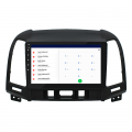 Штатная магнитола Lesko для Hyundai Santa Fe II Рестайлинг 2009-2012 экран 9" 2/32Gb Wi-Fi GPS Base