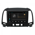 Штатная магнитола Lesko для Hyundai Santa Fe II Рестайлинг 2009-2012 экран 9" 6/128Gb 4G Wi-Fi GPS Top