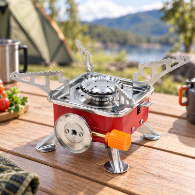 Портативная газовая плита Portable Card Type Stove K-202