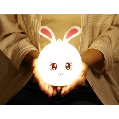 Детский силиконовый ночник  3DTOYSLAMP Кролик