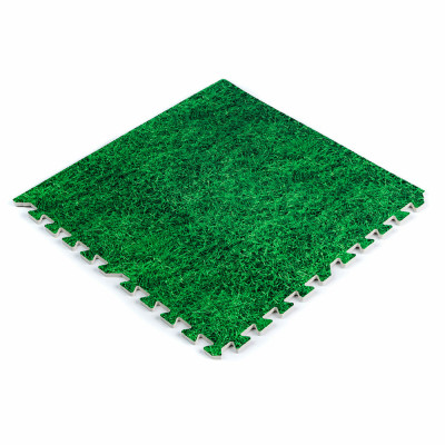 Пол пазл - модульное напольное покрытие 600x600x10мм Зеленая трава (МР4) SW-00000153